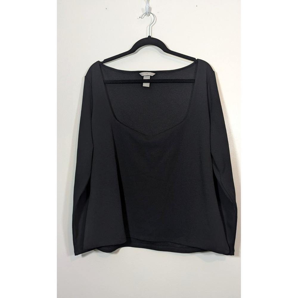 H&M Black Long Sleeve‎ Blouse – Women's XXL